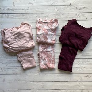Girls Pajama set bundle. Size 6-7